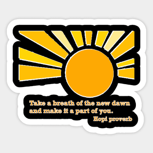 Native Wisdom Series - Hopi Dawn Sticker